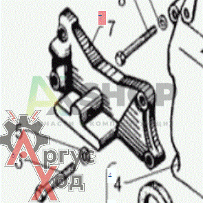 236-1001020-А4 Кронштейн передней опоры